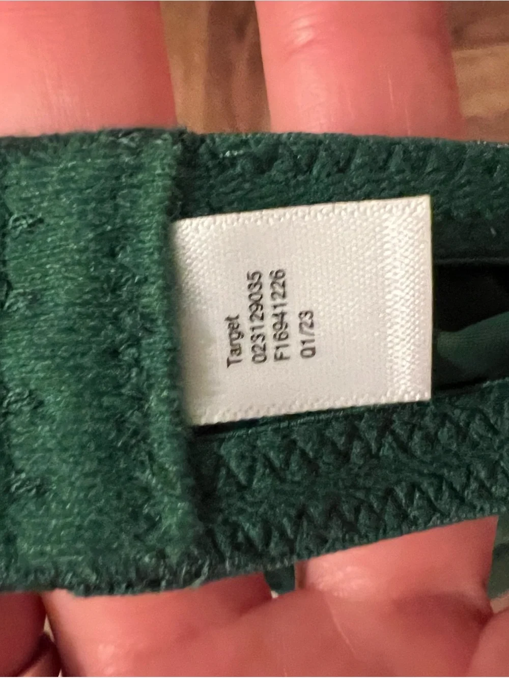 Target Green Bra with Smooth Finish